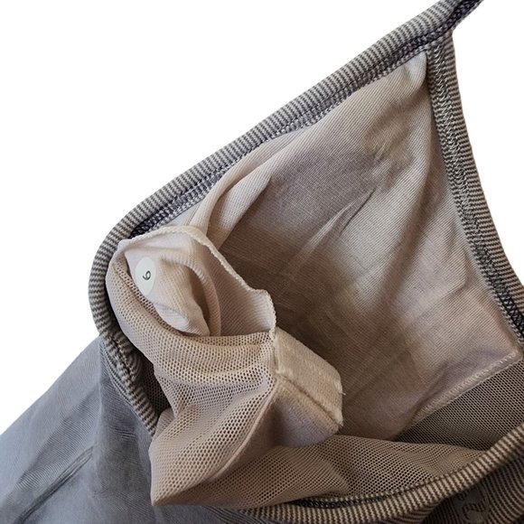 Lululemon Athletica Tank Top Size 6 Built in Bra Power Y Tank Luon Wee Stripe Gr - Picture 12 of 12